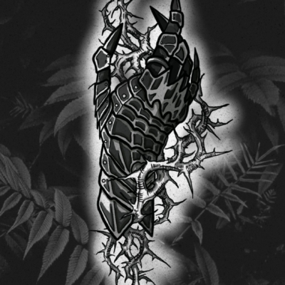 Tattoo design inspired by medieval art